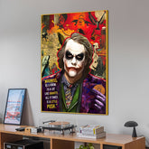 The Dark Knight Joker  Quote Wall Art